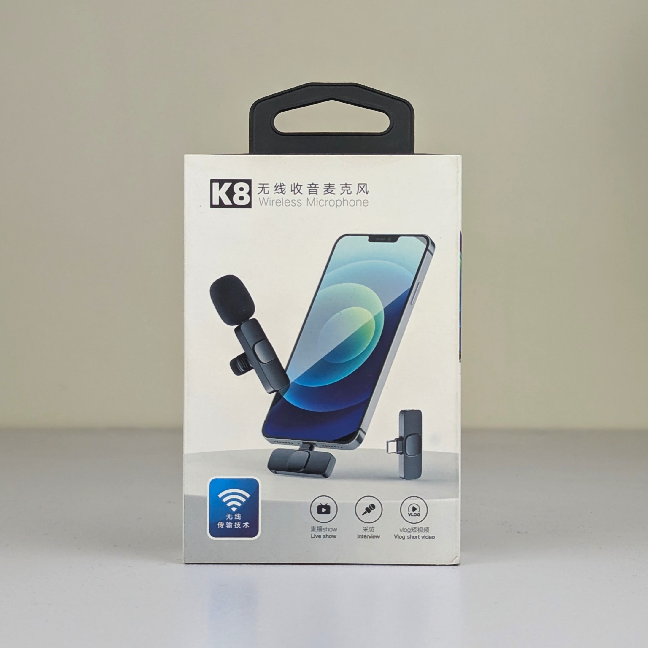 K8 Wireless Microphone for YouTube